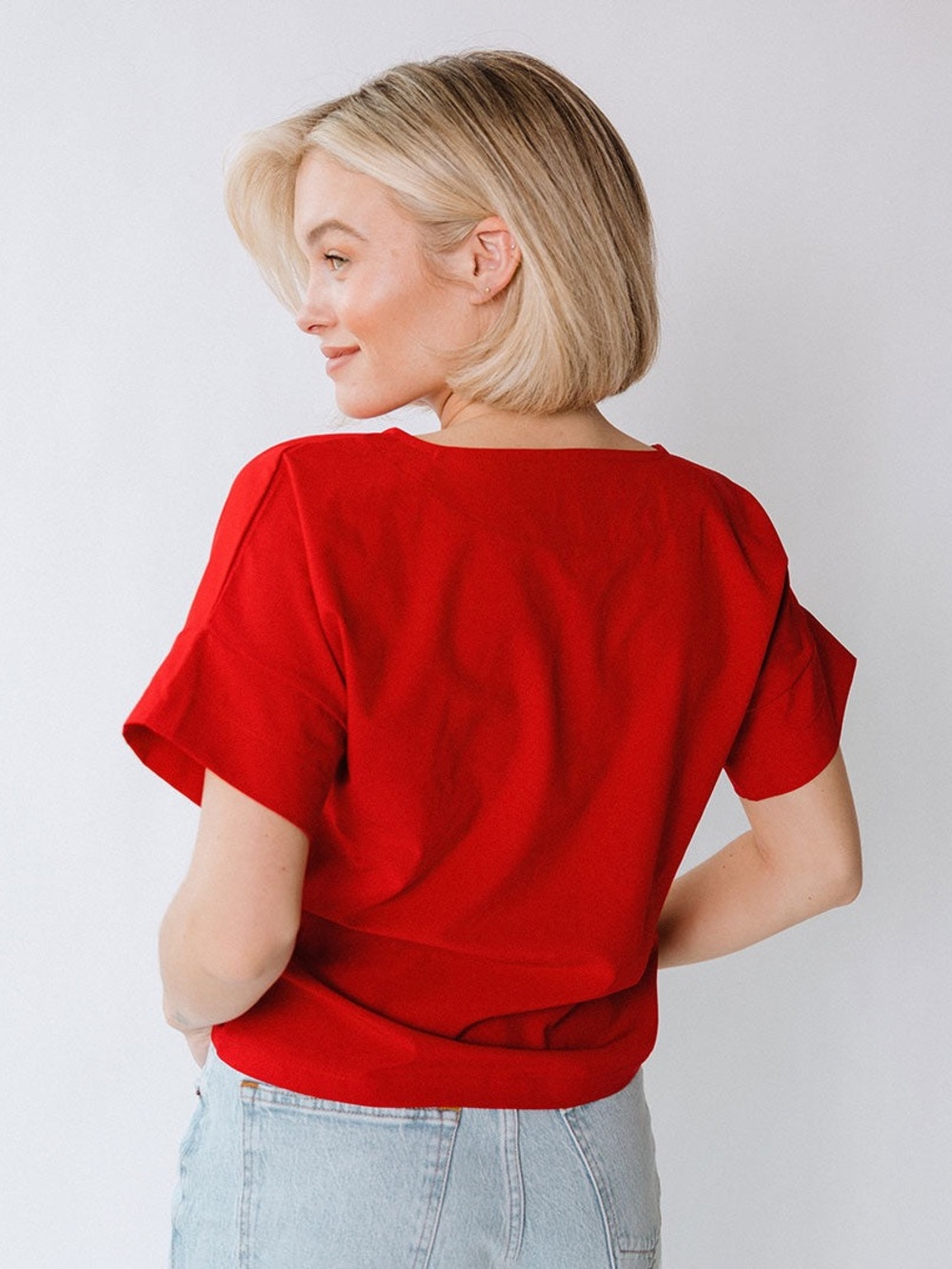 Albion Fit UTAH BOSS TEE, CRIMSON NWT Small University of Utah Crop - Picture 3 of 16